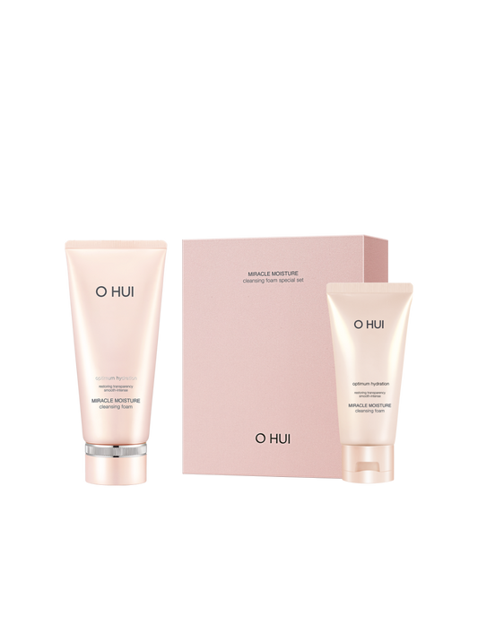 OHUI Miracle Moisture Cleansing Foam Special Set 200ml + 100ml