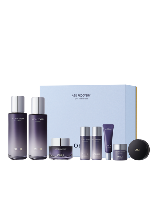 O HUI AGE RECOVERY 3pcs Set (skin softener, cream, emulsion, travel size)