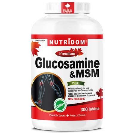 Nutridom Glucosamine & MSM 300 Tablets