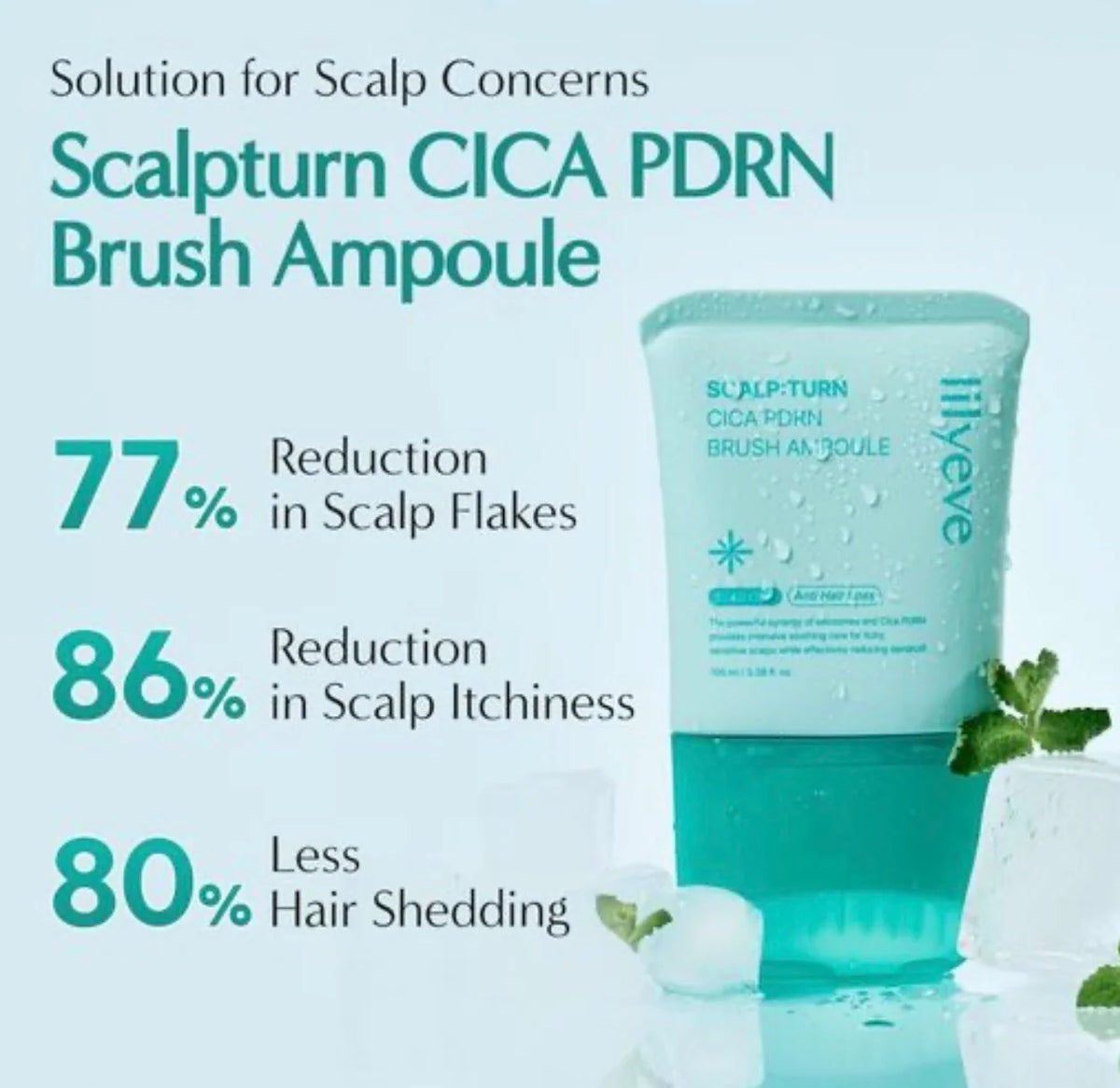 Lilyeve Scalp Turn Cica PDRN Brush Ampoule