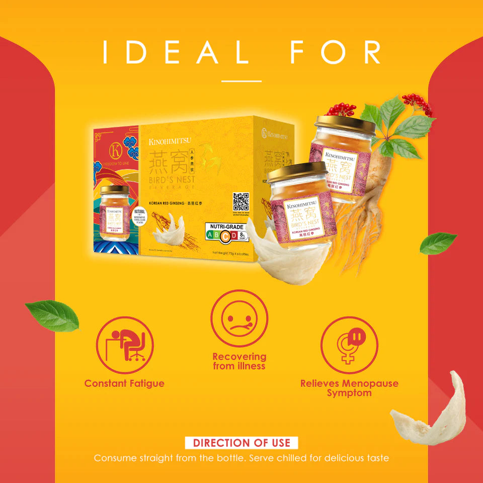 Kinohimitsu Korean Red Ginseng Bird's Nest (6s)