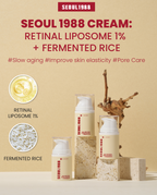 SEOUL 1988 Cream : Retinal Liposome 1% + Fermented Rice