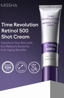 Missha Time Revolution Retinol 500 IU Cream