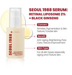 SEOUL 1988 Serum : Retinal Liposome 2% + Black Ginseng